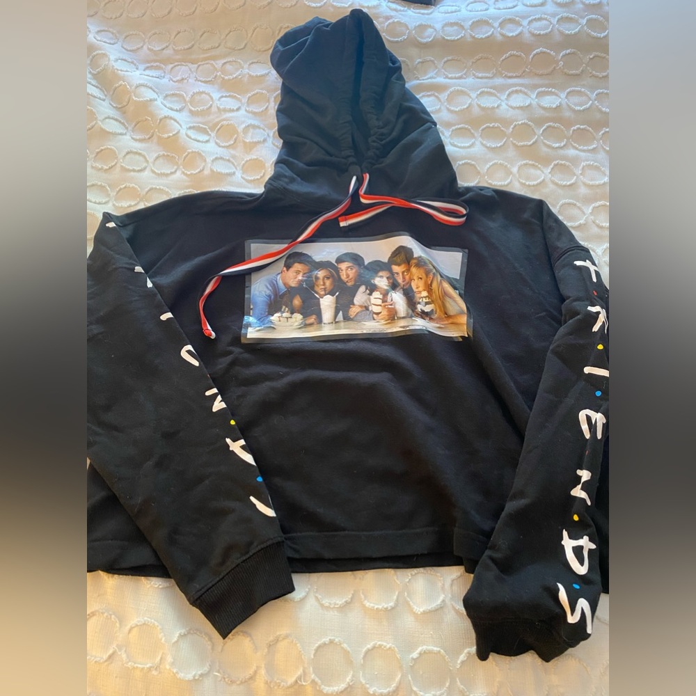 FRIENDS cast crop hoodie